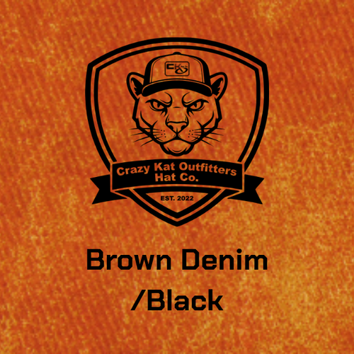 Brown Denim / Black