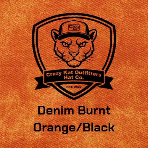 Denim Burnt Orange / Black
