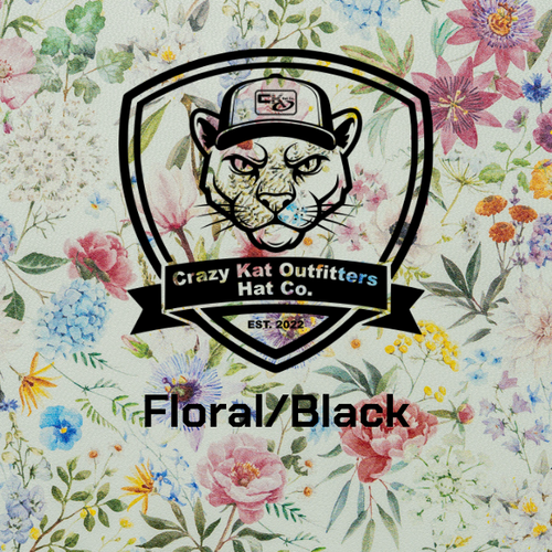 Floral / Black