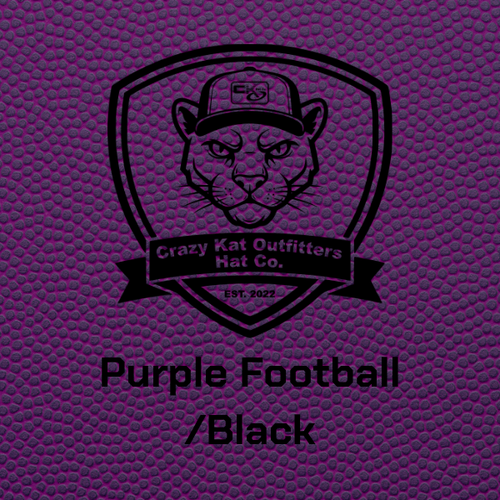Purple Football / Black
