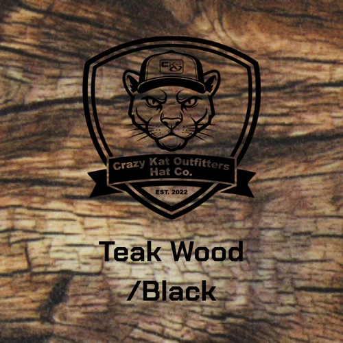 Teak Wood / Black
