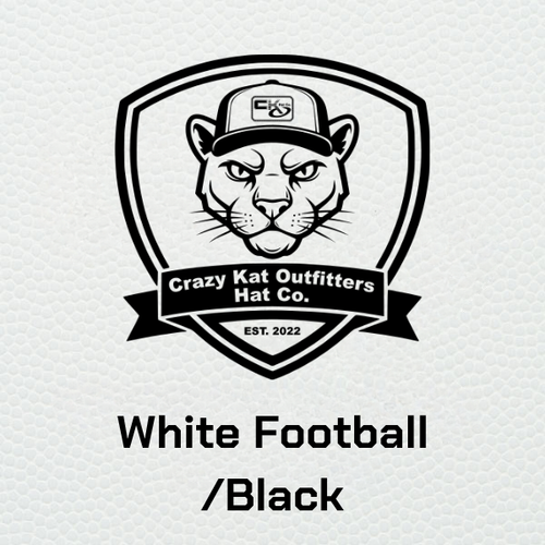 White Football / Black