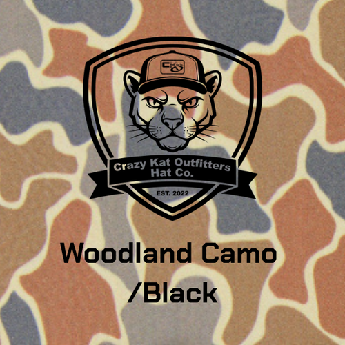 Woodland Camo / Black